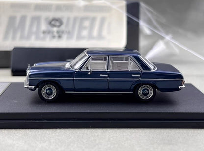 Maxwell Model 1:64-Mercedes-Benz 200 W114-Blue MW640032