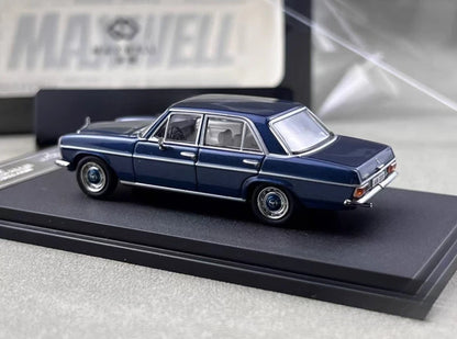 Maxwell Model 1:64-Mercedes-Benz 200 W114-Blue MW640032