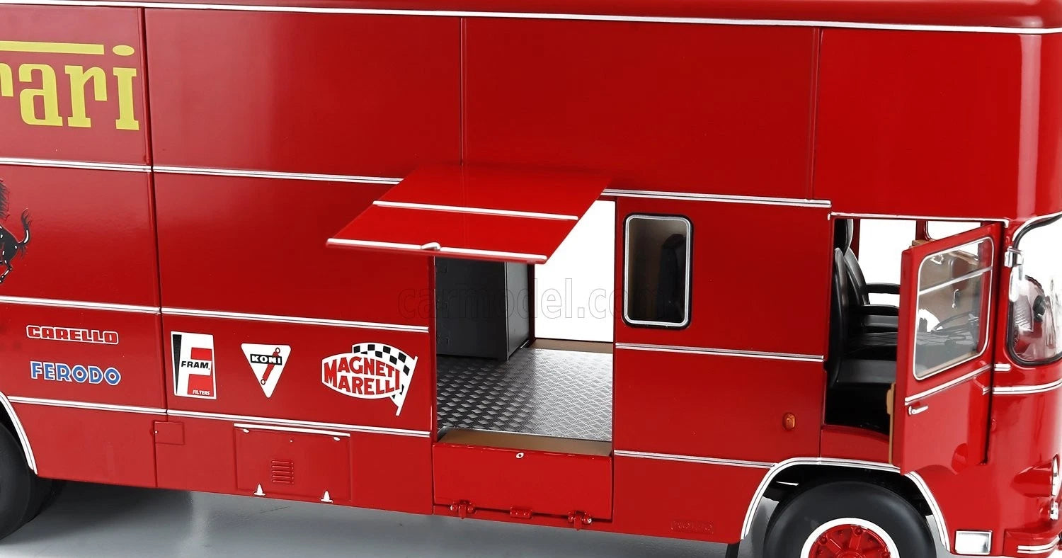 WERK 1/18-OM Fiat 150 Rolfo Scuderia Ferrari Race Auto Transporter