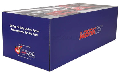 WERK 1/18-OM Fiat 150 Rolfo Scuderia Ferrari Race Auto Transporter