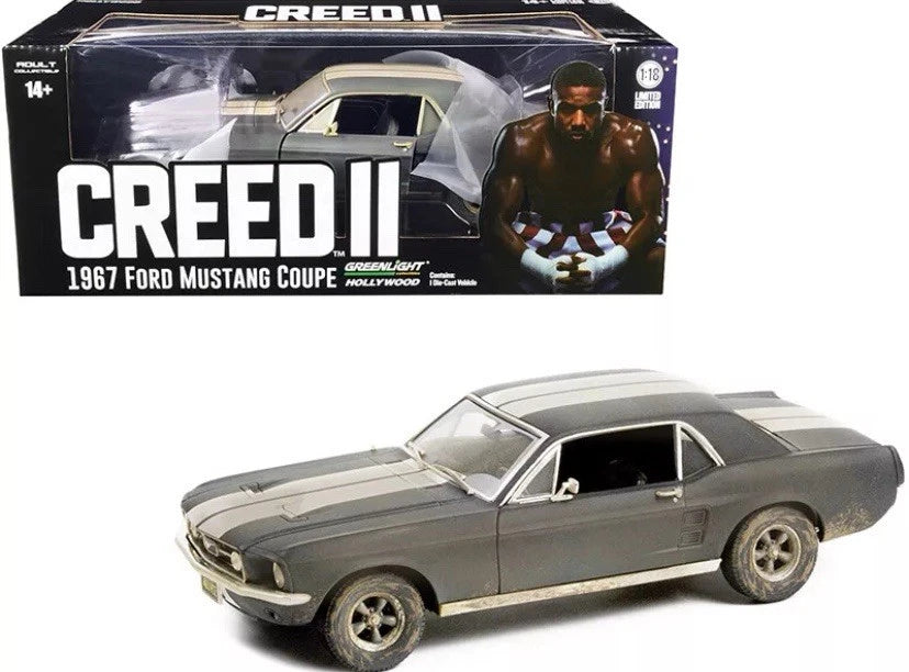Ford Mustang Coupe 1967 "Adonis Creed" Creed II (WEATHERED)
