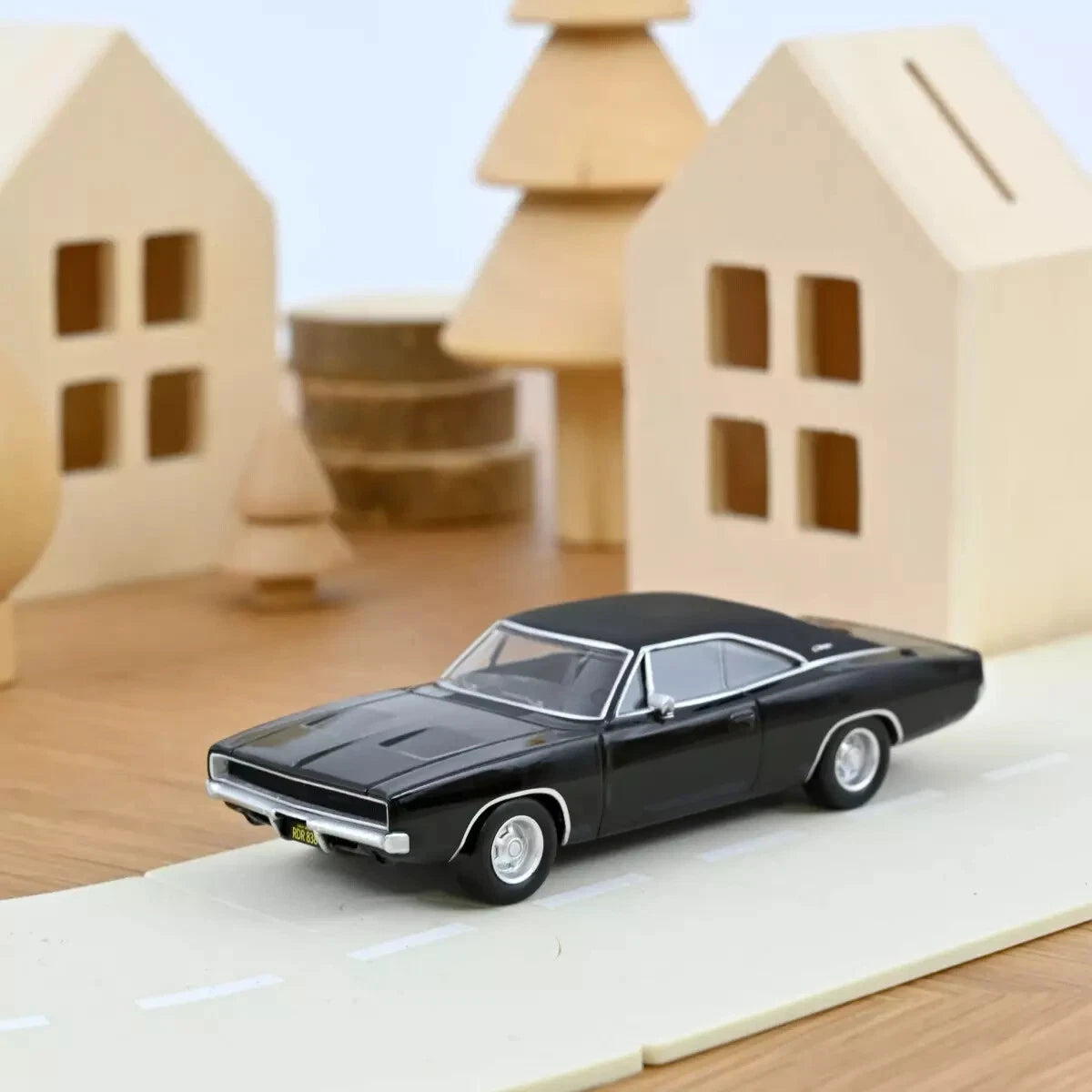 Norev 1:43-1969 Dodge Charger (Black)