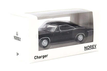 Norev 1:43-1969 Dodge Charger (Black)