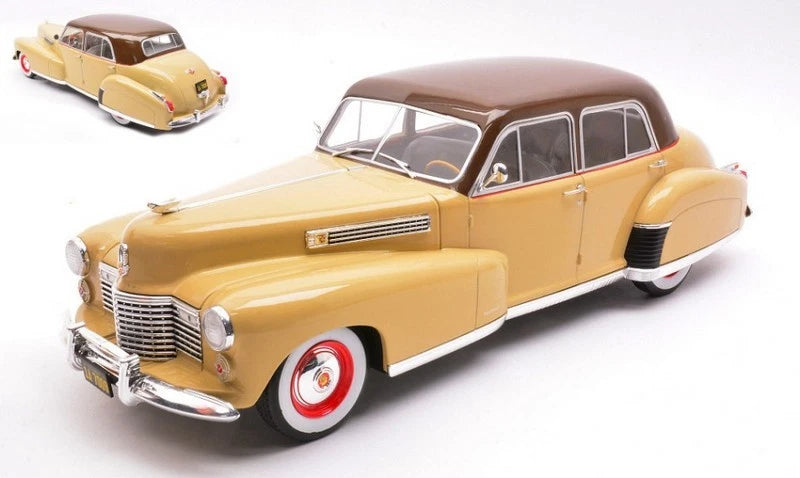 1941 Cadillac Fleetwood Series 60 Special Sedan Beige/Brown 1:18 MCG MCG18656