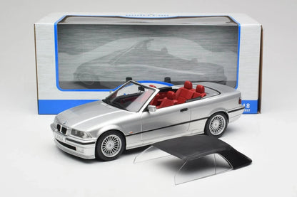 MCG 1/18"- BMW (E36) Alpina B3 3.2 Cabriolet 1996 — Argent MCG18322