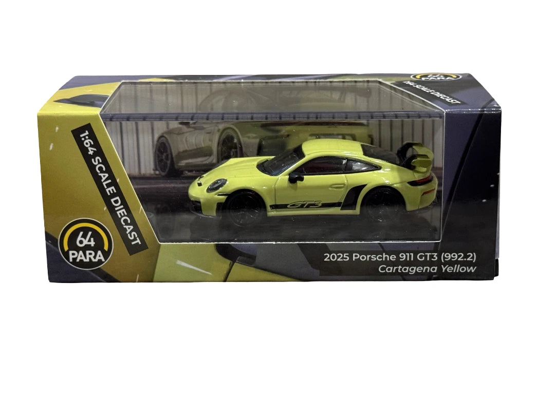 PARA64 1/64 2025 Porsche 911 GT3 (992.2) Cartagena Yellow LHD PA-55877 