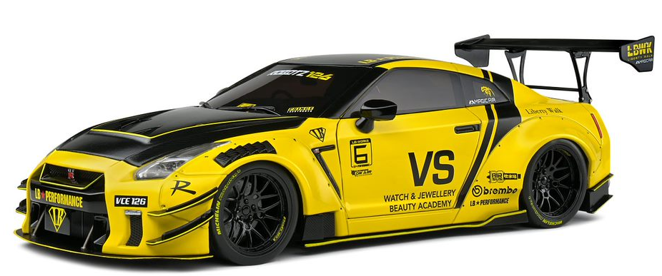 SOLIDO - 2020 Nissan GT-R (R35) W/ Liberty Walk Body Kit 2.0