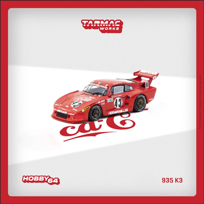TARMAC WORKS HOBBY64 1/64 Porsche 935 K3 24h of Le Mans 1981 Bob Akin / Paul Miller / Craig Siebert T64-079-81LM43 T64-079-81LM43