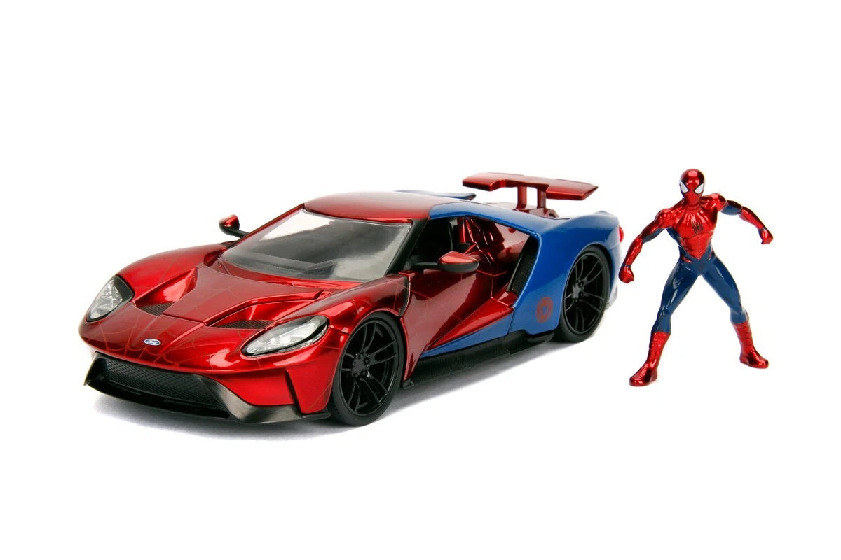 2017 Ford GT with Spider-Man Figure