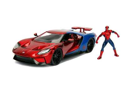 2017 Ford GT with Spider-Man Figure