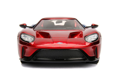 2017 Ford GT with Spider-Man Figure