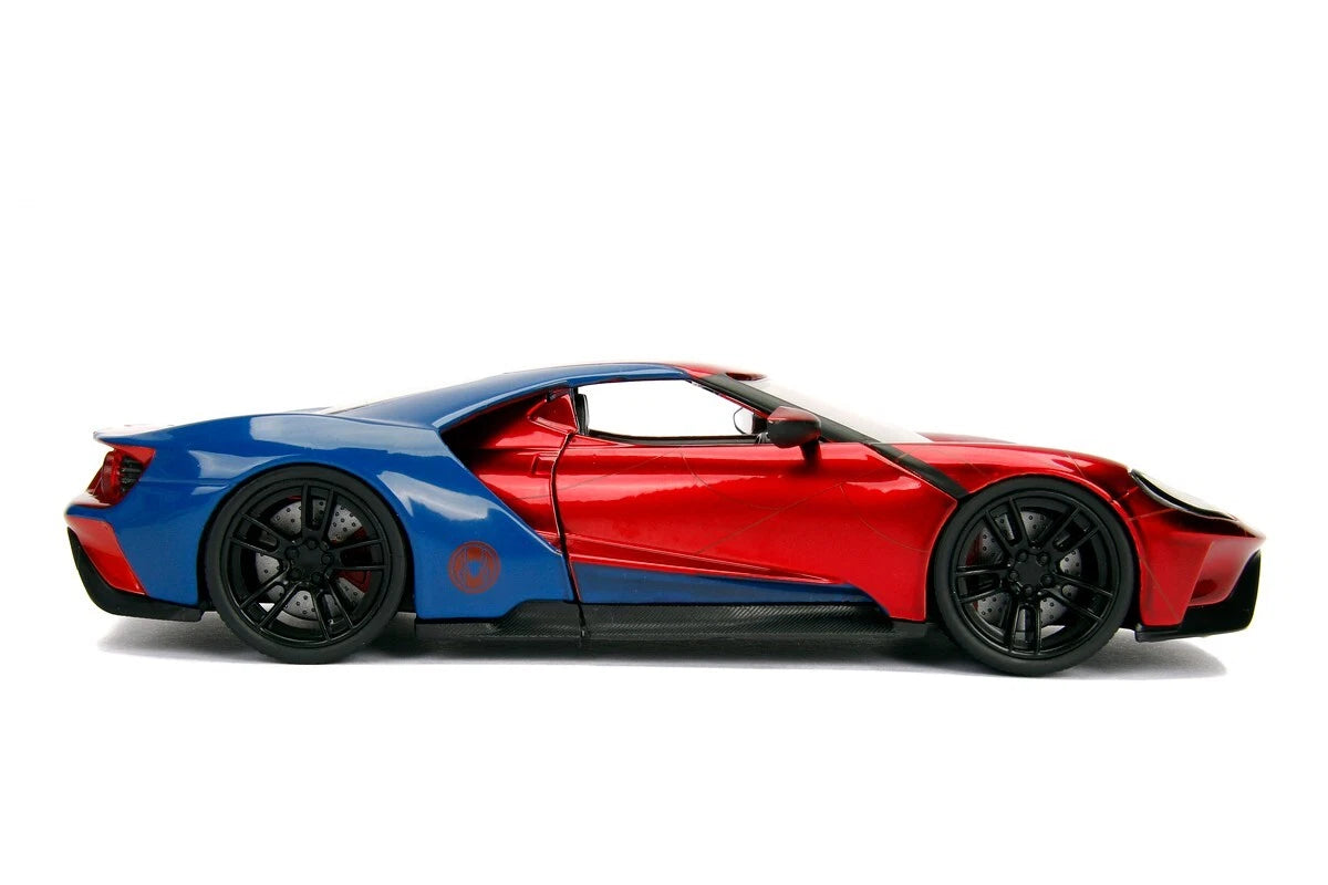 2017 Ford GT with Spider-Man Figure