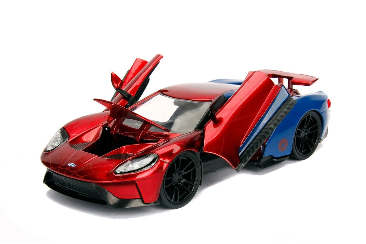 2017 Ford GT with Spider-Man Figure