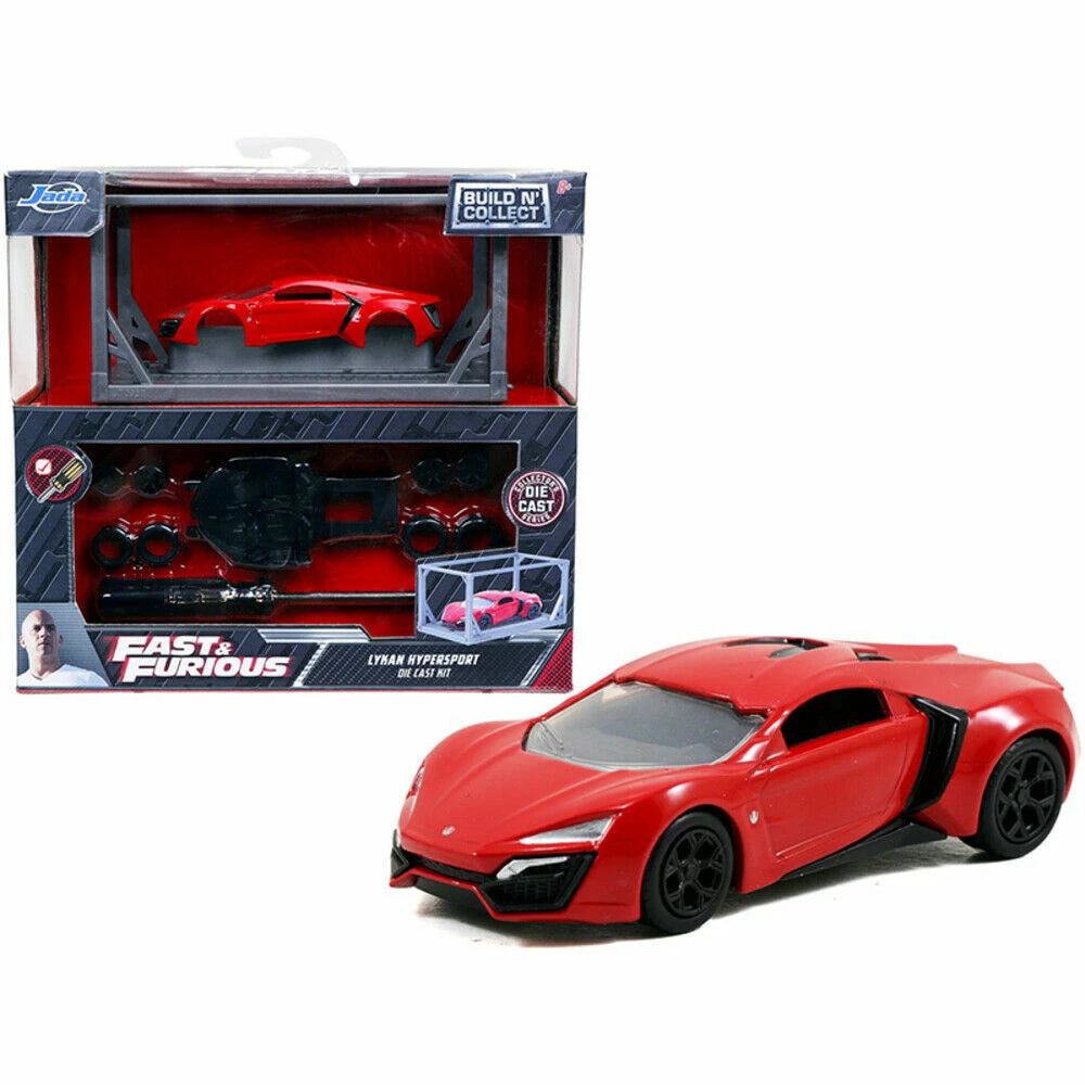JADA 1:55 FAST &amp; FURIOUS BUILD N COLLECT LYKAN HPERSPORT