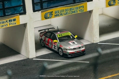 TARMAC WORKS HOBBY64 1/64-Audi A4 Quattro Macau Guia Race 1996 Winner Frank Biela T64-077-96MGP03
