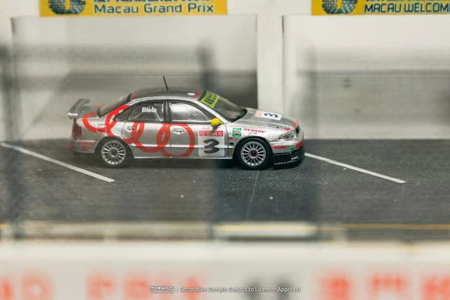 TARMAC WORKS HOBBY64 1/64-Audi A4 Quattro Macau Guia Race 1996 Winner Frank Biela T64-077-96MGP03