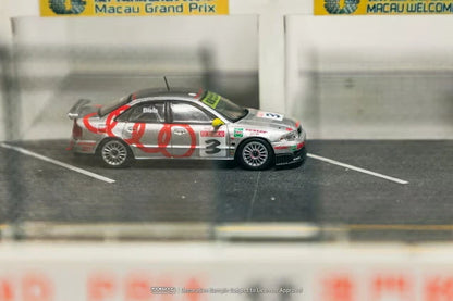 TARMAC WORKS HOBBY64 1/64-Audi A4 Quattro Macau Guia Race 1996 Winner Frank Biela T64-077-96MGP03