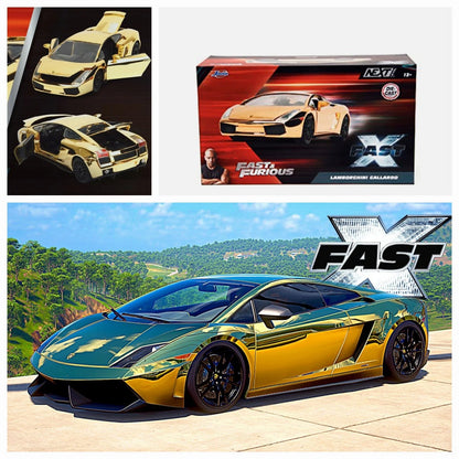Lamborghini Gallardo Gold – Jada Toys Fast &amp; Furious Fast X 1:24 (JD34956)