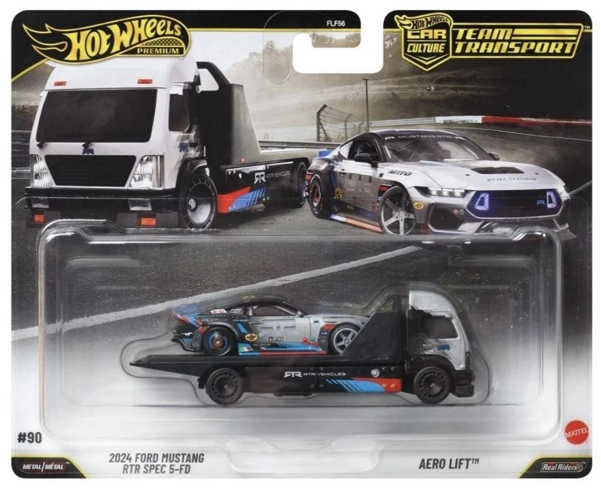 Hot Wheels 1:64 Team Transport 2026 K Case Assortment (Boite scellé de sealed box of 4) FLF56-957K-SEALED