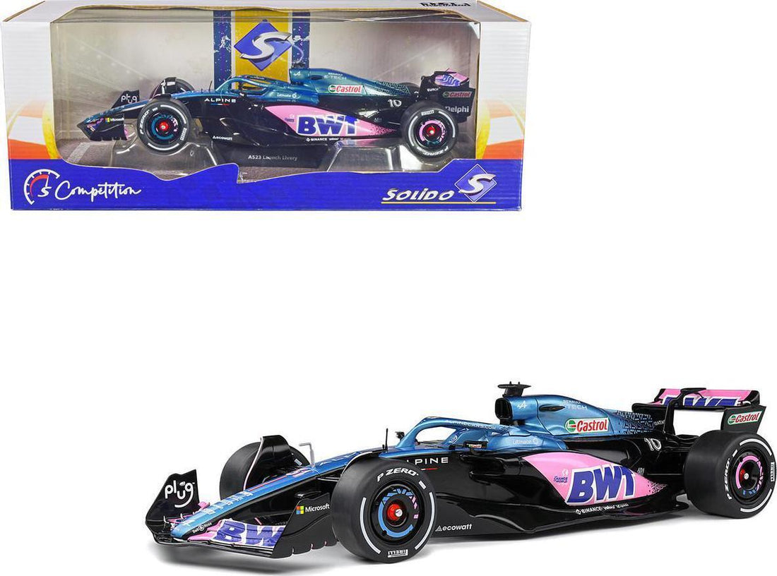 SOLIDO - Alpine A523 F1 Blue Edition "BWT" 2023 - "Presentation Version"