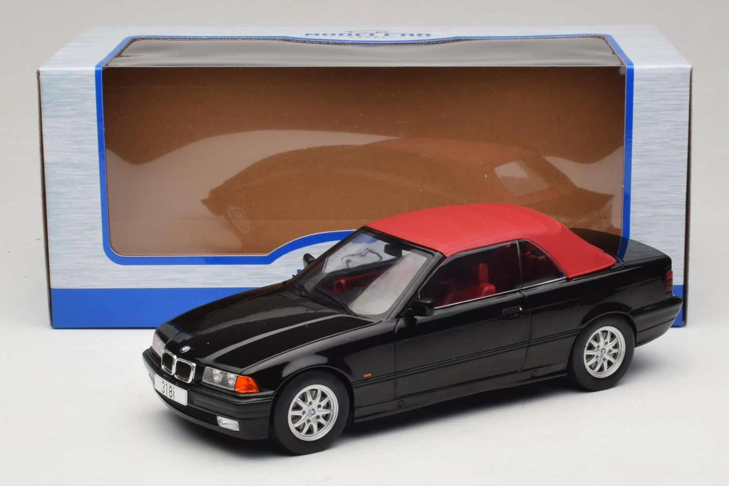 MCG 1/18"-BMW (E36) Alpina B3 3.2 Cabriolet 1996 —(Noir)  MCG18318