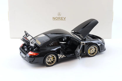 NOREV-Porsche 911 997.2 GT3 Rs Coupe 2009 Black/Gold  (187563)