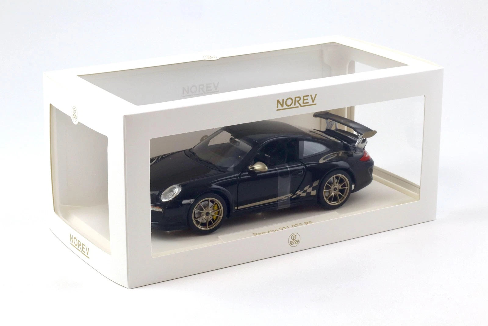 NOREV-Porsche 911 997.2 GT3 Rs Coupe 2009 Black/Gold  (187563)