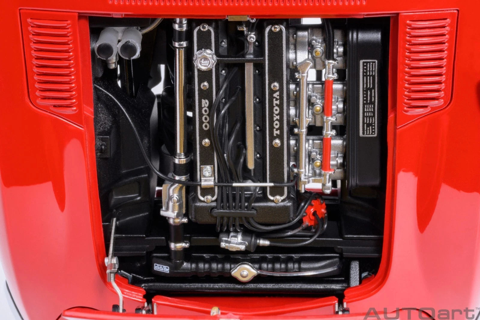 AUTOART-Toyota 2000GT (RHD) 1967 Red