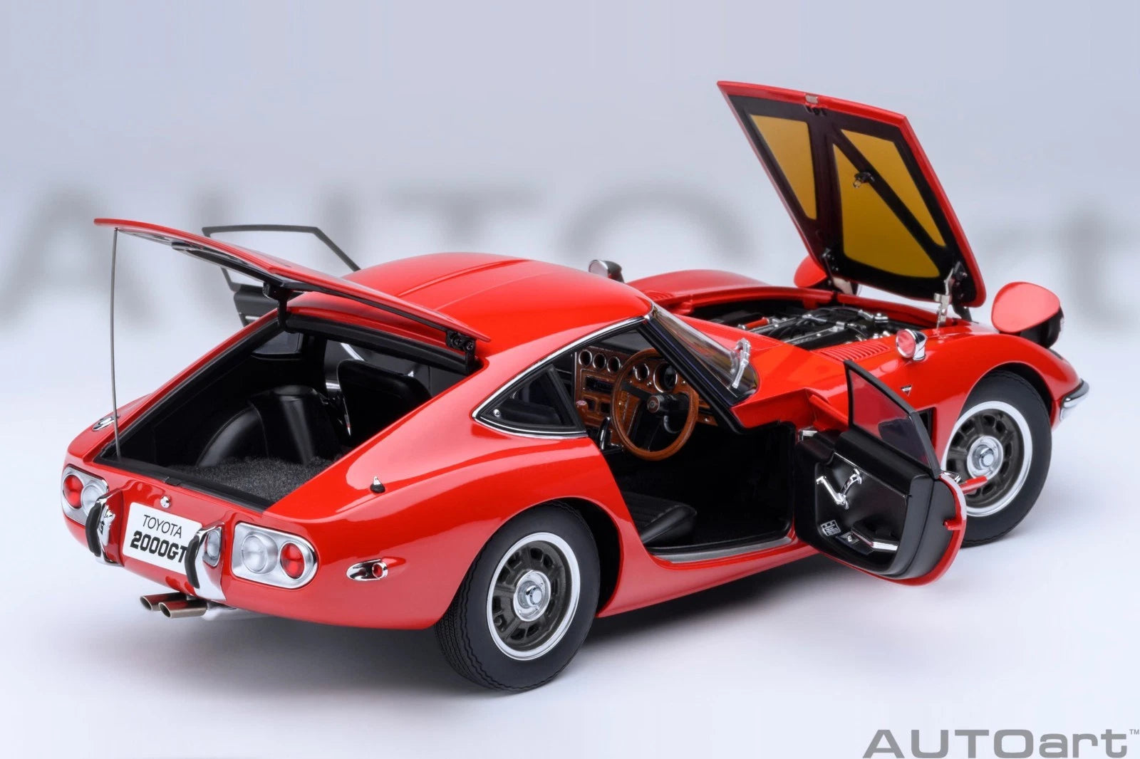 AUTOART-Toyota 2000GT (RHD) 1967 Red