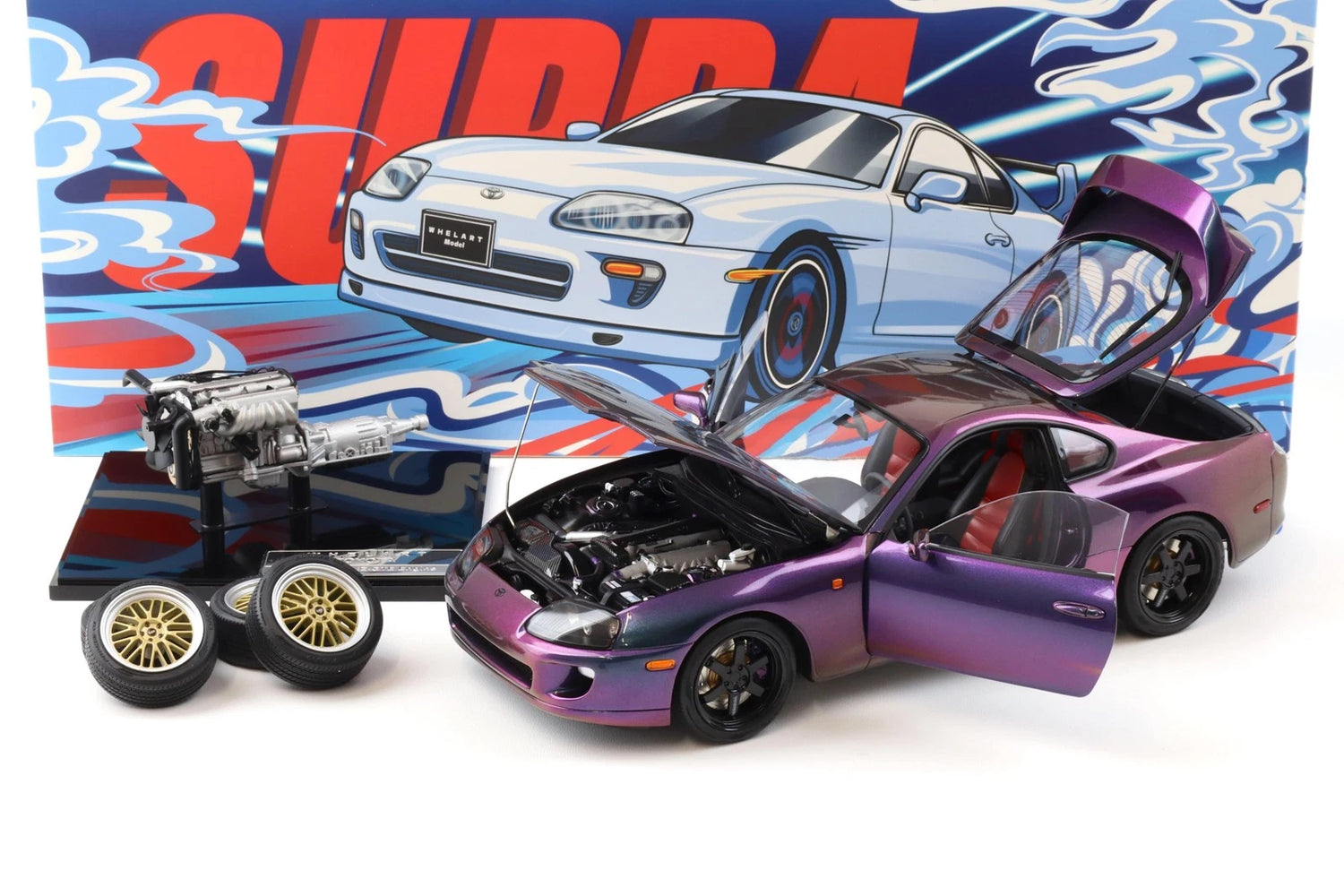 WHELART-TOYOTA SUPRA A80 – midnight purple LHD