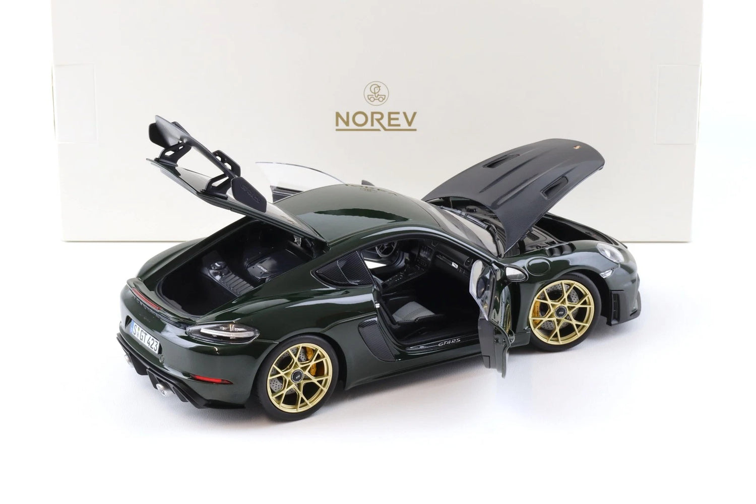 NOREV - Porsche Cayman GT4 RS Weissach Package 2023 "Brewster Green"  (187250)