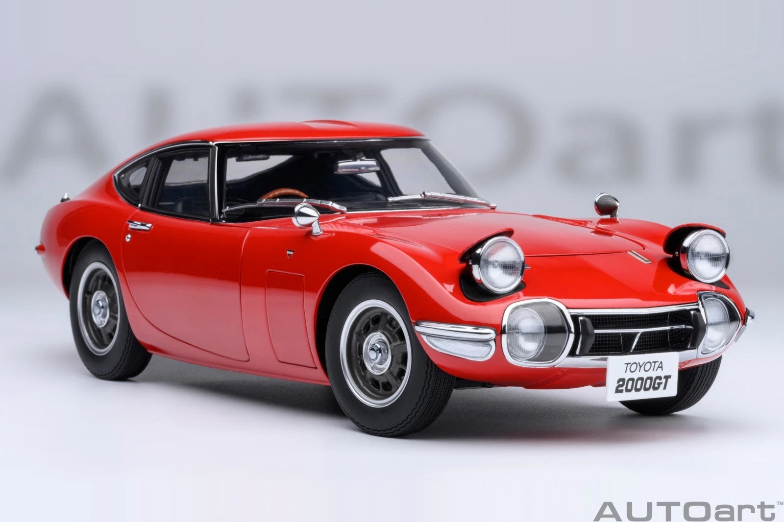 AUTOART-Toyota 2000GT (RHD) 1967 Red
