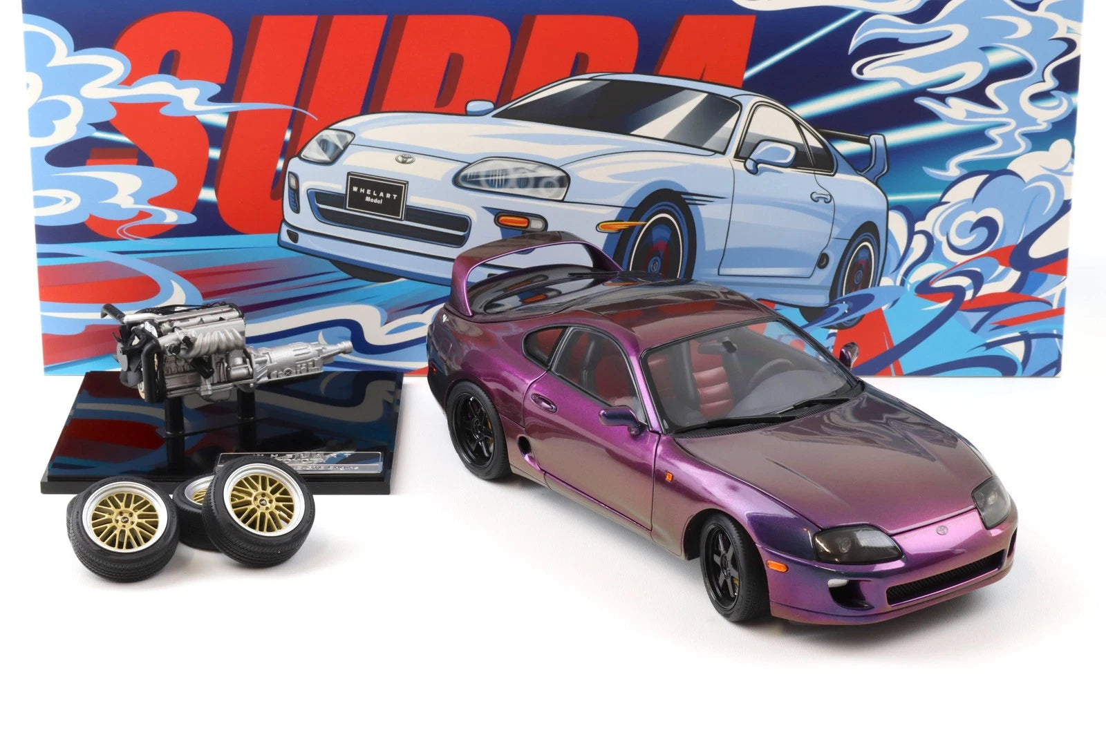 WHELART-TOYOTA SUPRA A80 – midnight purple LHD