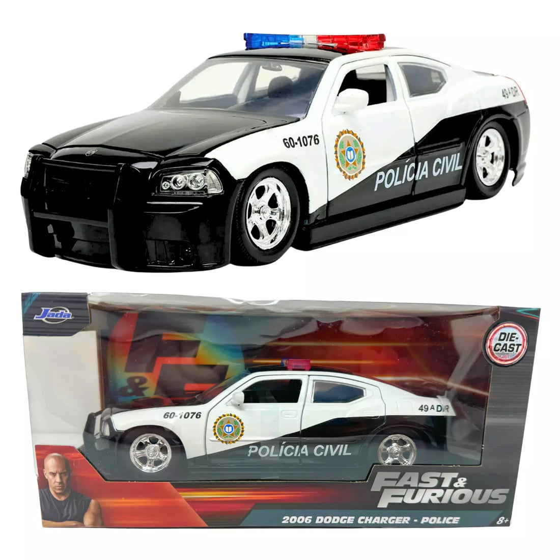 Dodge Charger 2006 Police/Policia Civil "Fast and Furious"