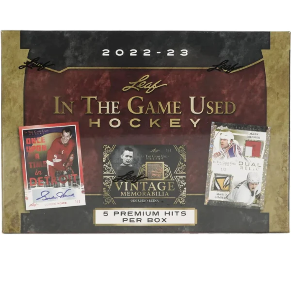 Leaf In the Game Used Hockey 2022-23