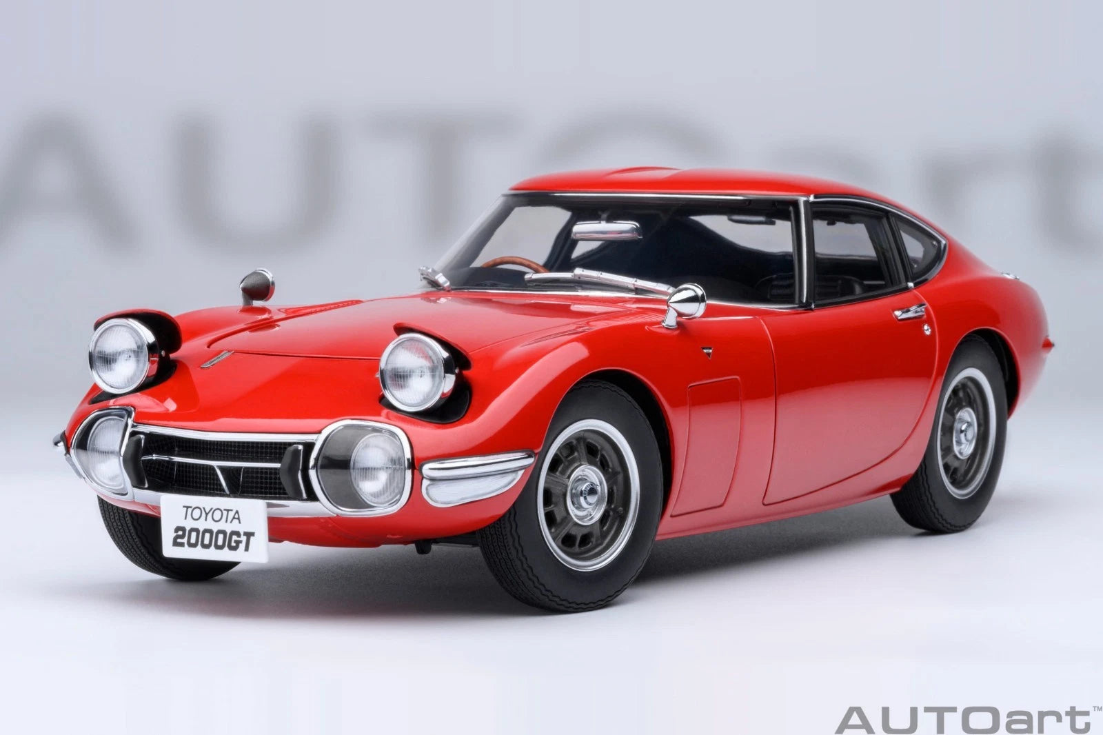 AUTOART-Toyota 2000GT (RHD) 1967 Red