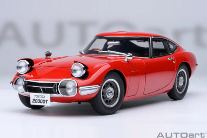 AUTOART-Toyota 2000GT (RHD) 1967 Red