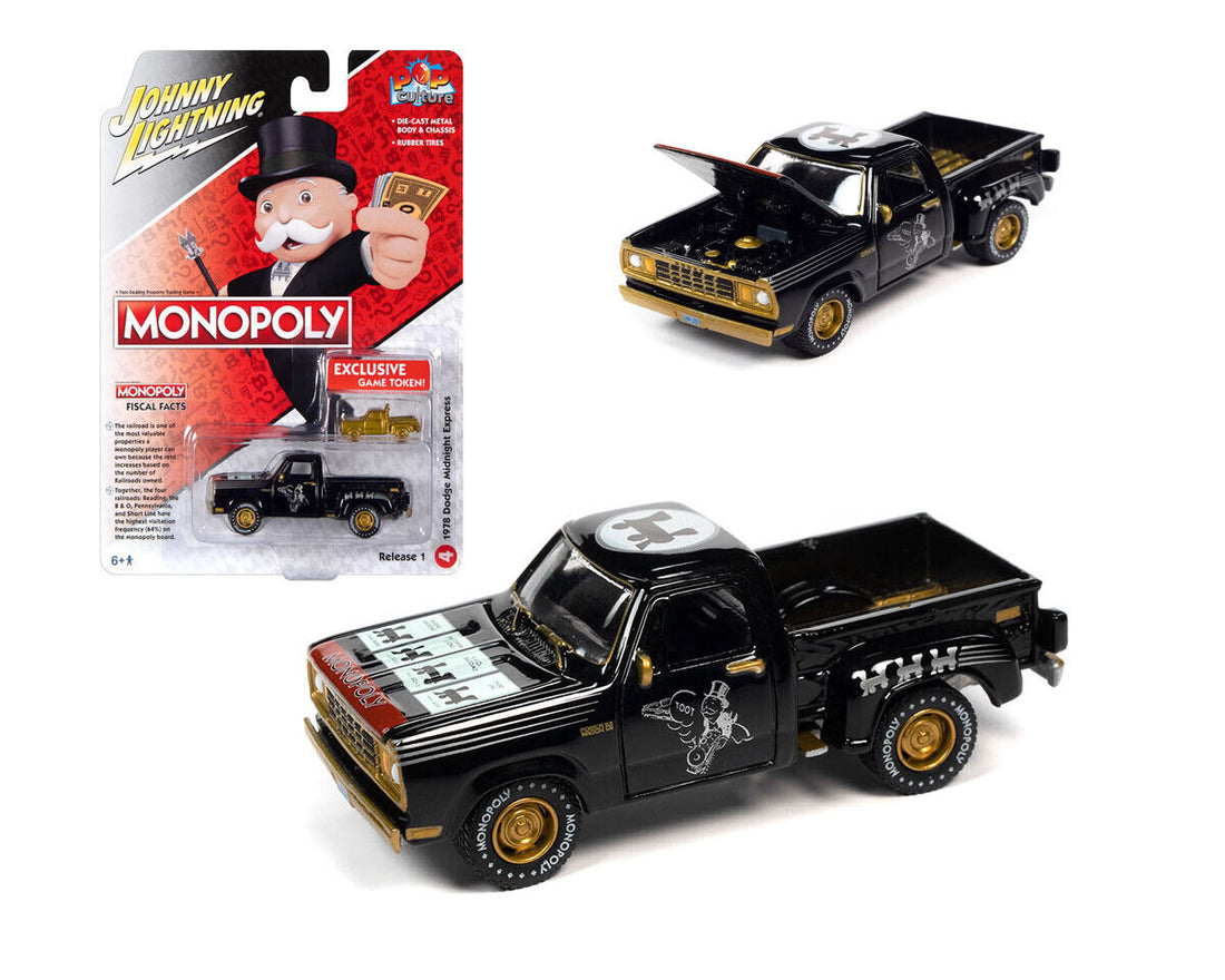 Monopoly 1978 Dodge Midnight Express Railroad Tycoon 