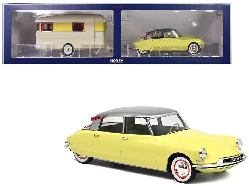 Citroen DS19 1960 with Caravan Digue Panoramic