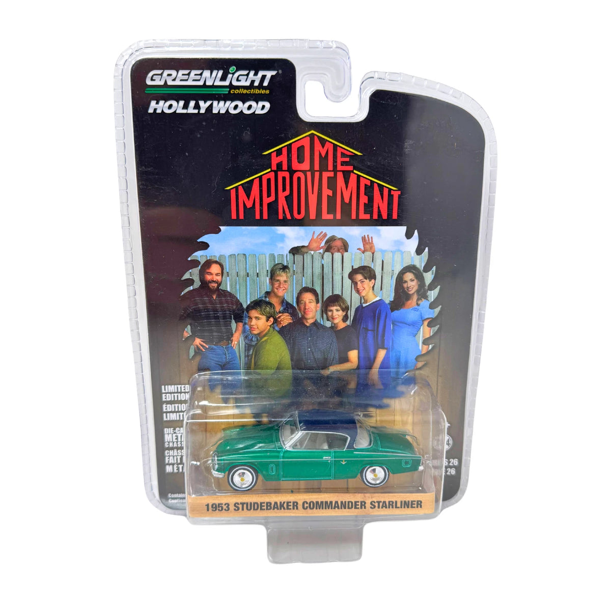 CHASE CAR GreenLight Hollywood Home Improvement Studebaker Commander Starliner 1953 1:64 GL44860-D-CHASE
