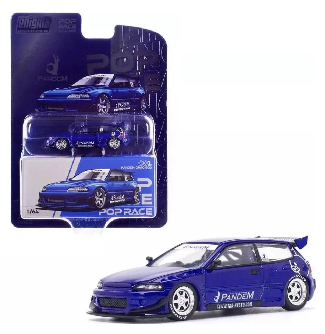 POPRACE-Honda Civic (EG6) PANDEM Blue Enigma Exclusive Edition (PRE001)