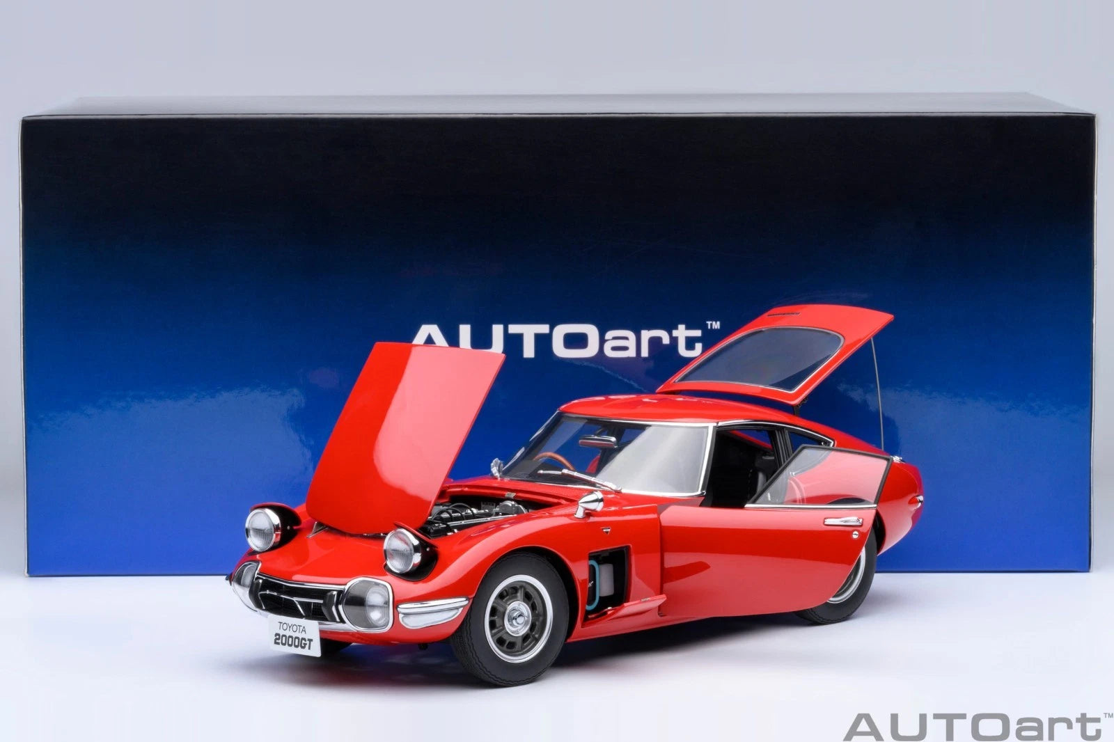 AUTOART-Toyota 2000GT (RHD) 1967 Red
