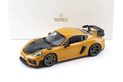 NOREV - Porsche Cayman GT4 RS Weissach Package 2023 "Bahama Yellow"  (187252)