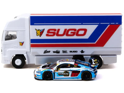 TARMAC WORKS HOBBY43 1/64- Audi R8 LMS GT3 evo II Sugo – Macau GT Cup – FIA GT World Cup 2024 Uno Racing James Yu T64-043-24MGP30