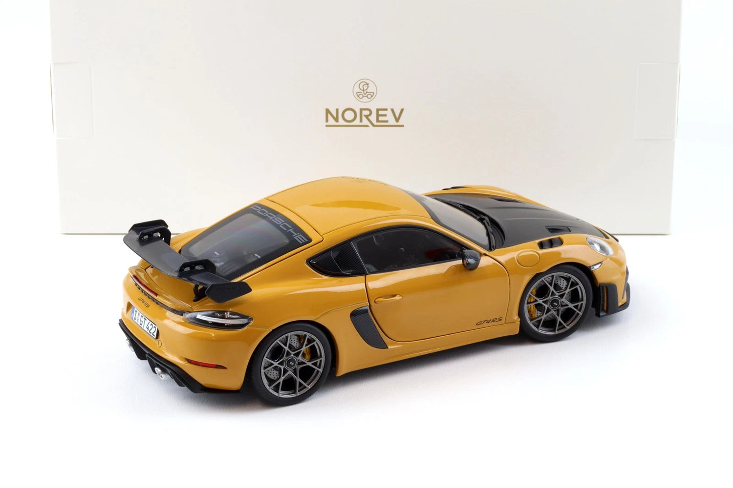 NOREV - Porsche Cayman GT4 RS Weissach Package 2023 "Bahama Yellow"  (187252)