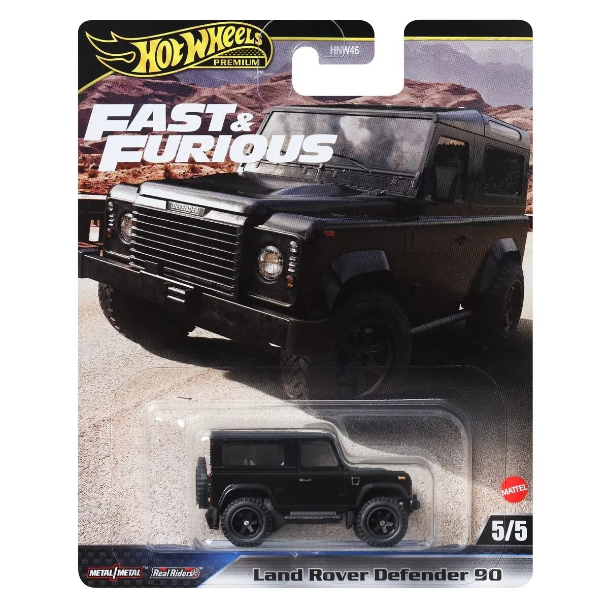 Hot Wheels Premium 2024 - Fast &amp; Furious 5/5, LAND ROVER DEFENDER 90