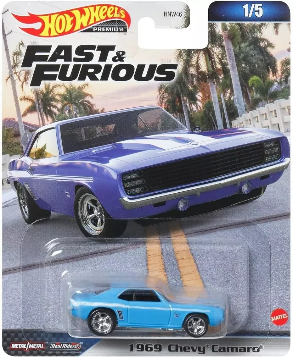 Hot Wheels Premium 2023 - Fast &amp; Furious 1/5, 1969 CHEVY CAMARO