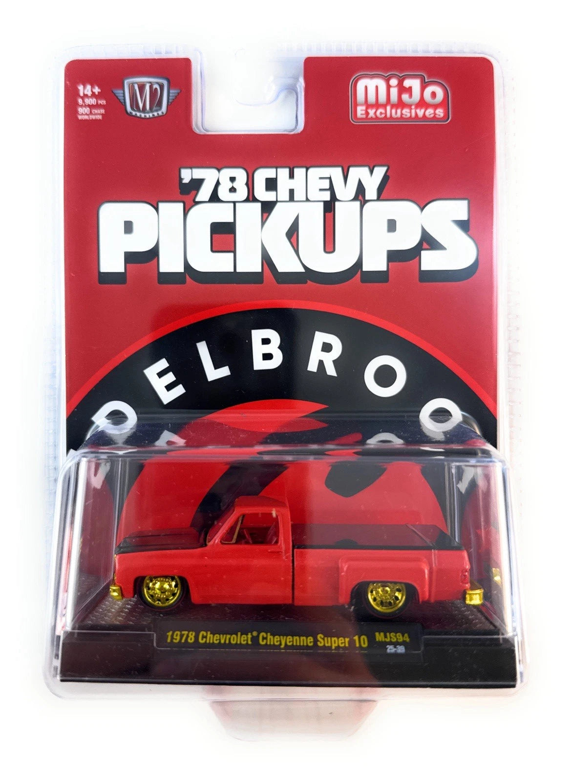 CHASE CARS-M2 Machines - 1978 Chevrolet Cheyenne Super 30 Custom EDELBROCK – Red – (CHASE-31500-MJS94)