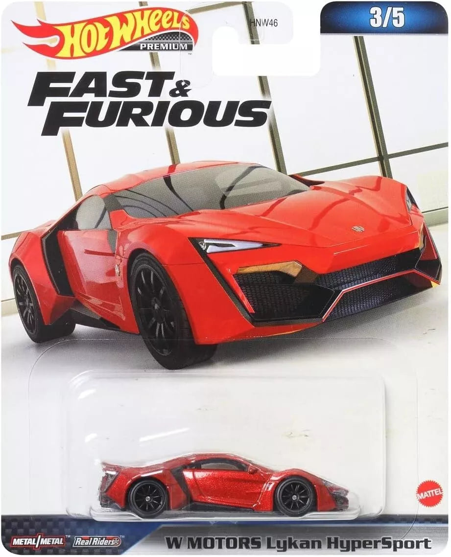 Hot Wheels Premium 2023 - Fast &amp; Furious 3/5, W MOTORS LYKAN HYPERSPORT