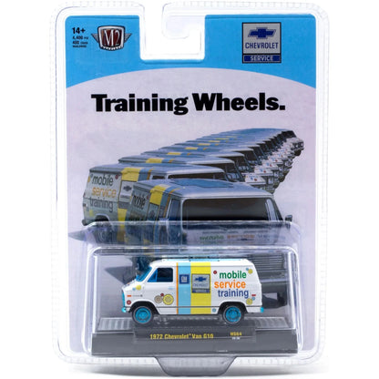 CHASE CARS-1972 Chevrolet G10 Van "Training Wheels"  (M2 Machines CHASE-31500-HS64)